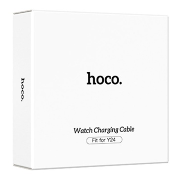 Hoco Y24 - Cablu de incarcare Wireless, pentru SmartWatch, 5W, Qi Charging, USB-A, 1m, Alb - Img 2