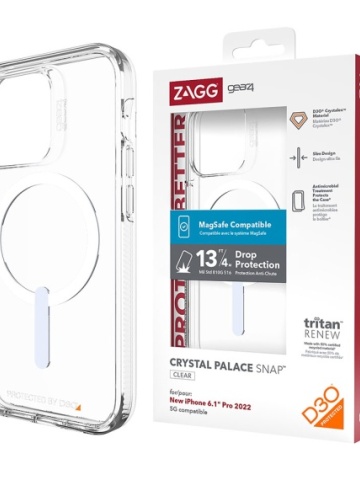 Husa Gear4 - iPhone 14 Plus, MagSafe, ShockProof, Transparent - Img 2
