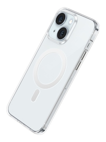 Husa Hoco AS4 - iPhone 15 Plus, MagSafe, Antidrop, Transparenta - Img 4