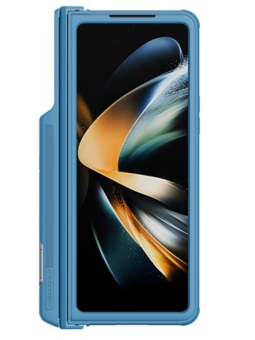 Husa Nillkin, Galaxy Z Fold 4, CamShield Pro, TPU, Albastru - Img 4
