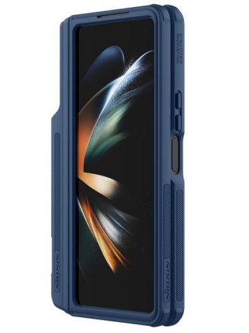 Husa Nillkin, Galaxy Z Fold 4, Frosted Series, PVC, Albastru - Img 4