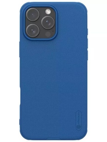 Husa Nillkin, iPhone 16 Pro, Frosted Series, PVC, Albastru - Img 1