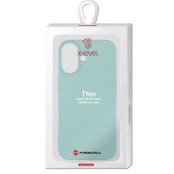 Husa X-Level pentru APPLE iPhone 17 – Thin Series, SoftTouch, TPU – Turcoaz - Img 1