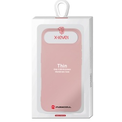 Husa X-Level pentru APPLE iPhone 17 Air – Thin Series, SoftTouch, TPU – roz - Img 1