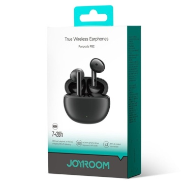 Joyroom JR-FB2 - Casti Wireless, Ear Buds, Bluetooth 5.3, StandBy, 400mAh, Husa Silicon, Negru - Img 2