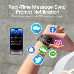 Joyroom JR-FT5 - SmartWatch 1.83 TFT, Dual BT, IP68, Functie Apel, Negru - Img 3