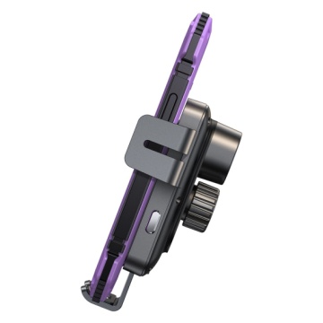 Joyroom R-ZS219 - Suport Auto cu incarcare Wireless, 15, fixare dubla, montaj Bord, Magnetic, AutoSense, MultiAngle, Negru - Img 2