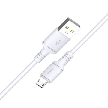 Kaku KSC-419 - Cablu Date si Incarcare, USB la MicroUSB, 18W, 2.4A, 1m, Alb - Img 2