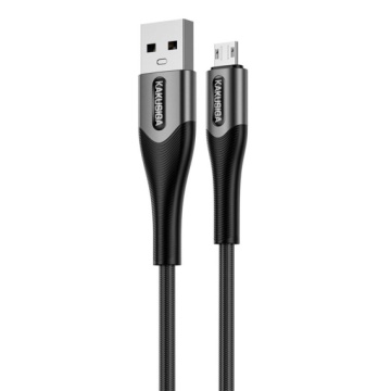Kaku KSC-724 - Cablu Date si Incarcare, USB la MicroUSB, 18W, 2.4A, 1.2m, Negru - Img 2