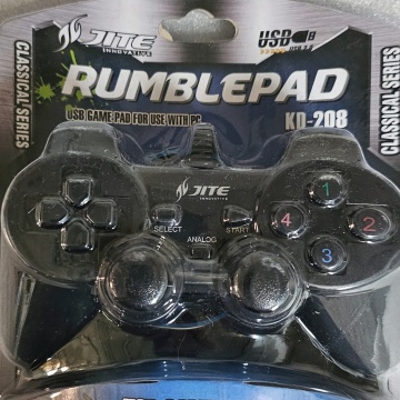 KD208 - Gamepad pentru PC cu Cablu, Negru - Img 3