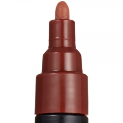 M1409 - Marker UNI Posca PC-5M, varf rotund, 1.8-2.5mm, maro cacao - Img 3
