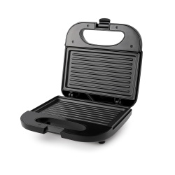 Raf R261 – Sandwich Maker si Grill 2 in 1, 850W, placi antiaderente, termostat, 22x23x24 cm, negru - Img 1