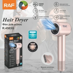 Raf R4503G – Uscător de păr 1600 W, 2 viteze, aer rece, funcție ionizare - Img 4