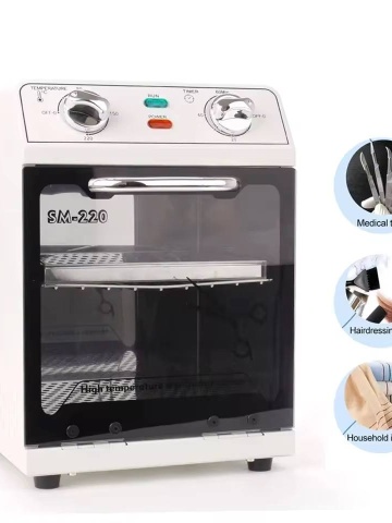 Sterilizator profesional UV Ultra pentru ustensile salon manichiura, coafor, 220 grade, Alb - Img 6