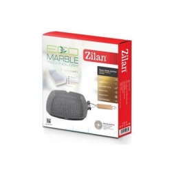 Tigaie grill ZILAN, 24cm, aluminiu interior granit PFOA Free, maner pliabil, compatibil inductie, ZLN4298, gri - Img 3
