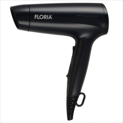 Uscator de par Floria ZLN9402, 1600W, 3 trepte temperatura, 2 trepte viteza, functie ionica, aer rece, maner pliabil, protectie supraincalzire, negru - Img 1