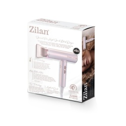 Uscator de par Zilan ZLN9181, tehnologie IQ, 3 trepte viteza si temperatura, functie ionica, motor BDLC, 1800W, negru - Img 3