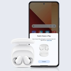 Xiaomi Redmi Buds 6 Play – Casti wireless intraauriculare (Earbuds) wireless TWS Bluetooth 5.4 cu reducere zgomot, negru - Img 6
