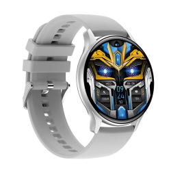 XO J5 - Smartwatch Amoled BT 5.0 Screen Pearl Round Sport Silver - Img 1