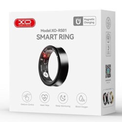 XO RS01 - Smart Ring cu Multi-Senzori, BT 5.1, 220mAh, Titanium, Marimea 10, Gold - Img 2