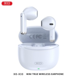 XO X33 – Casti wireless Ear Buds TWS BT 5.3, 250mAh, albastru - Img 1