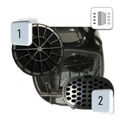 Aspirator cu sac 1200W Zilan ZLN8471, sac textil 2L, derulator automat cablu 5m, negru - Img 3