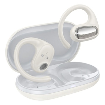 Hoco EA4 - Casti Wireless, Ear Buds, Bluetooth 5.3, On-Ear, Noise Cancelling, 500mAh, Alb - Img 2