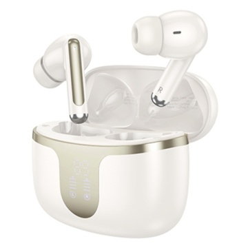 Hoco EQ10 - Casti Wireless, Ear Buds, Bluetooth 5.3, 180h StandBy, 300mAh, Power LED, Harmony, Alb crem - Img 3