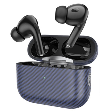 Hoco EW47 Plus - Casti Wireless, Ear Buds, Bluetooth 5.3, In-Ear, 200h Stand-By Carbon Design, 350mAh, Albastru - Img 1