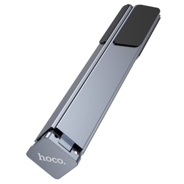 Hoco HD9 - Suport Birou, Stand, Light, Folding, Metal-Gri - Img 5