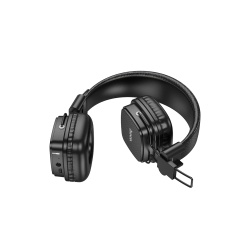 Hoco W56 - Casti Wireless Over-Ear Bluetooth 5.4, 200h StandBy, Maro - Img 4