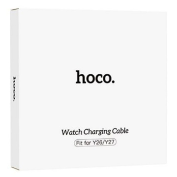 Hoco Y26/Y27 - Cablu de incarcare Wireless, pentru SmartWatch, 5W, Qi Charging, USB-A, 1m, Negru - Img 1