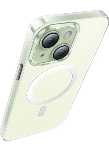 Husa Hoco AS4 - iPhone 15 Plus, MagSafe, Antidrop, Transparenta - Img 5