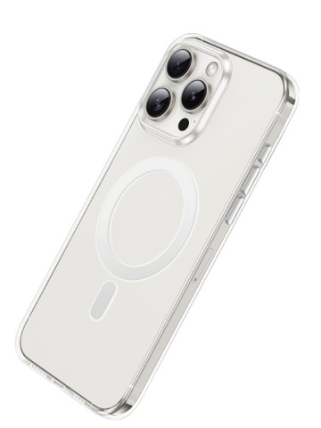 Husa Hoco AS4 - iPhone 15 Pro, MagSafe, Antidrop, Transparenta - Img 5