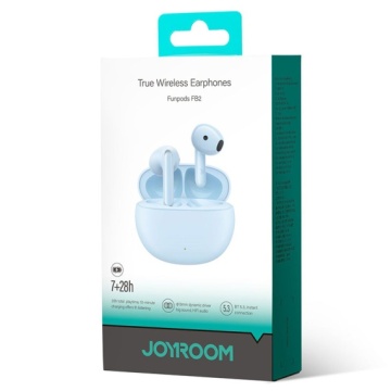 Joyroom JR-FB2 - Casti Wireless, Ear Buds, Bluetooth 5.3, StandBy, 400mAh, Husa Silicon, Albastru - Img 1