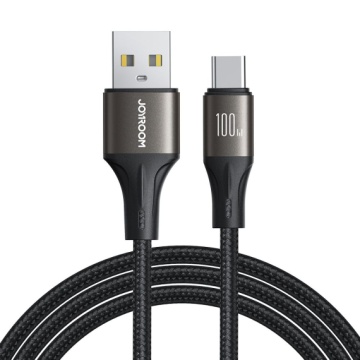 Joyroom S-A25 - Cablu Date si Incarcare, USB-A la Type-C, 3A, 2m, Negru - Img 2