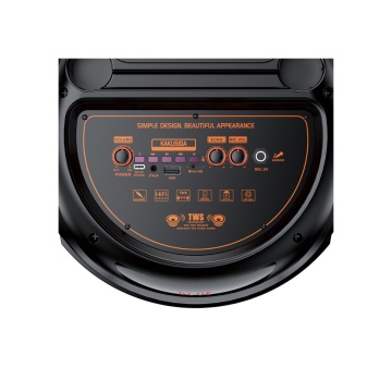Kaku KK8211 - Boxa Portabila 85CM, Wireless BT 5.0, 2x40W, 3600mAh, Display LED, Lumina ambientala, Negru - Img 2