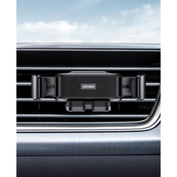 Kaku KSC-1156 - Suport Auto, montaj Ventilatie, cleme laterale, 360°, AutoGravity, PullClip, Negru - Img 3