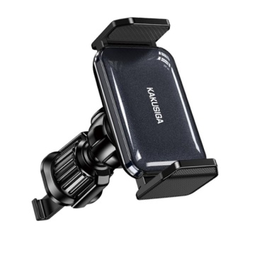 Kaku KSC-1495 - Suport Auto, montaj Ventilatie, cleme laterale, 360°, AutoGravity, PullClip, Negru - Img 3