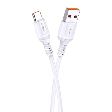 Kaku KSC-805 - Cablu Date si Incarcare, USB la Type-C, 18W, 2.4A, 1m, Alb - Img 2