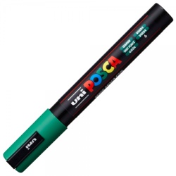 M174 - Marker UNI Posca PC-5M, varf rotund, 1.8-2.5mm, verde - Img 2