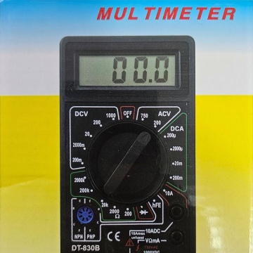 Multimetru digital, Afisaj LCD, 1000 V, 750 V, Plastic, 126x70x26 mm, Multicolor - Img 7