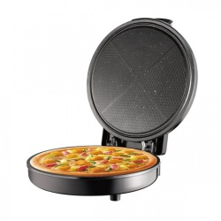 Raf R5412 – Aparat pentru preparat pizza 1100W, termostat reglabil, diametru 30 cm, negru - Img 2