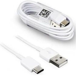 Samsung – Cablu USB la USB-C Fast Charge 3A 1.2m White, EP-DN930CWE - Img 2