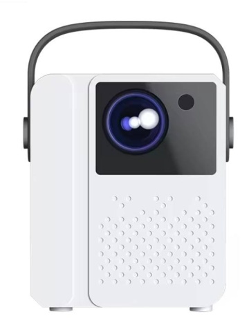 Video proiector Wireless FULL HD Smartix T2 Pro 1080P, Wi-Fi + BT 5.0 Dual Band, 25DB, Ecran mare de 130 inch, Durata de viata foarte lunga, Alb - Img 2