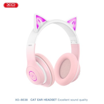 XO BE38 - Casti Wireless, On Ear, Bluetooth 5.3, 300mAh, Roz - Img 3