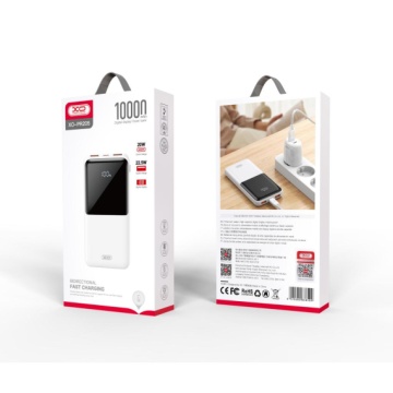 XO PR205 - Baterie Externa, PowerBank QC 22.5W+PD20W, LED Digital, 10000mAh, Fast Charge, Alb - Img 1