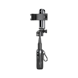 XO SS21 – Suport selfie 3in1 multifunction tripod cu brat telescopic si AI camera, negru - Img 2