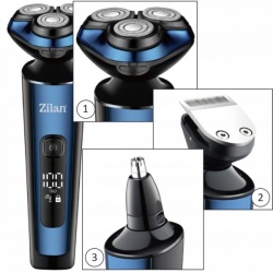 Zilan ZLN8726 – Aparat de ras electric 4 in 1, LED, autonomie 60 min, negru - Img 4