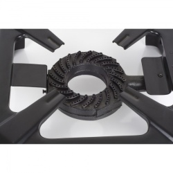 Arzator exterior patrat ZILAN, metal, 25000kcal/h, 40x40cm, ZLN6409, negru - Img 3